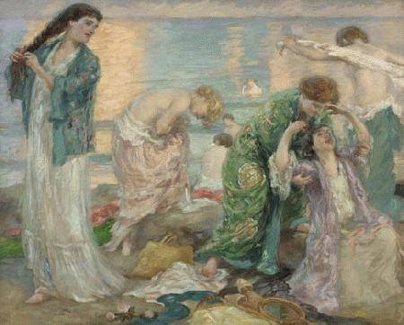 Rupert Bunny Apres le Bain, China oil painting art